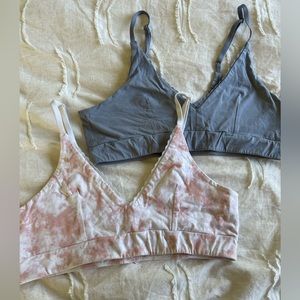 2 Pact, organic, soft triangle bralette size XL